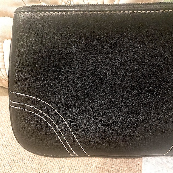 Coach Black Wristlet, Matching Coach Eyeglass Case, & Small Coach Dustbag (EUC) - Picture 12 of 14